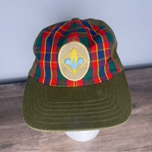 Vintage CubScouts Webelos Boy Scouts of America‎ hat cap adjustable